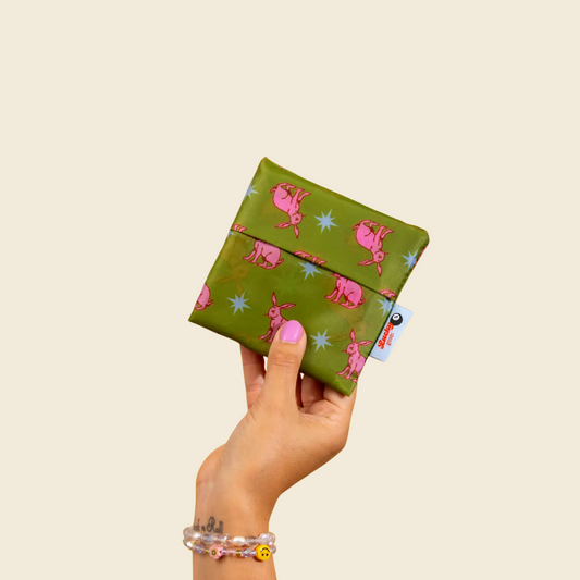 "Lucky Rabbit" Pattern Foldable Nylon Tote