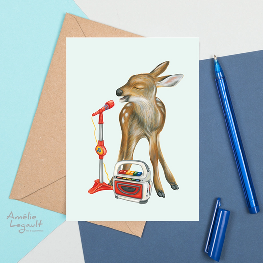 "Serenade" Greeting Card