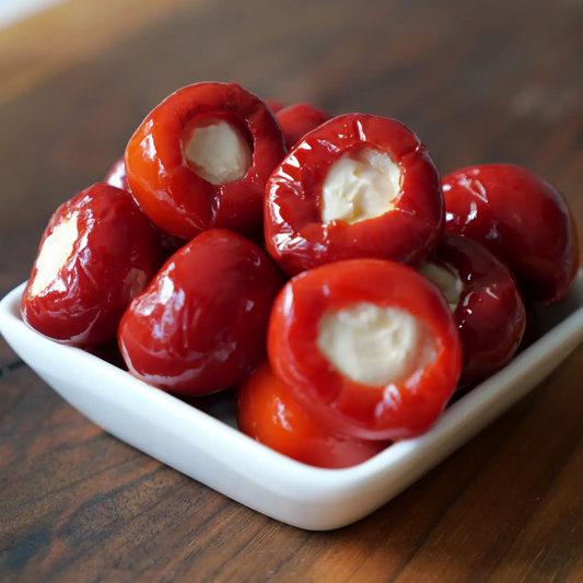 Cherry Peppers with Goat Cheese