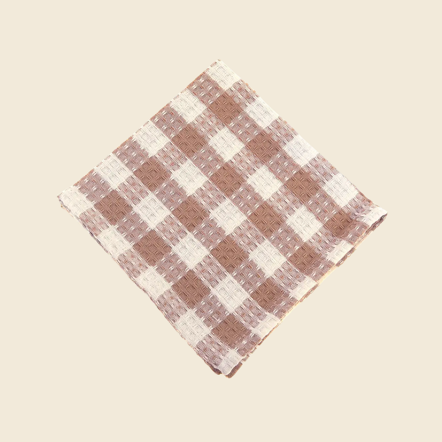 "Buffalo Beige Check" Dish Cloth