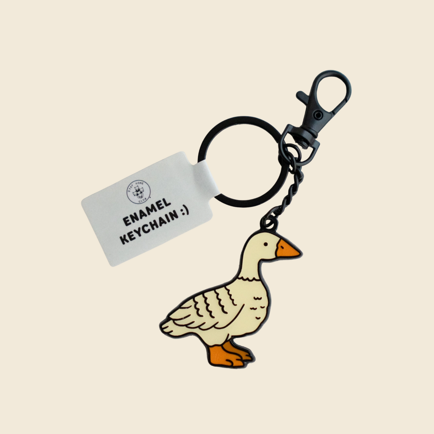 Goose Keychain with clip
