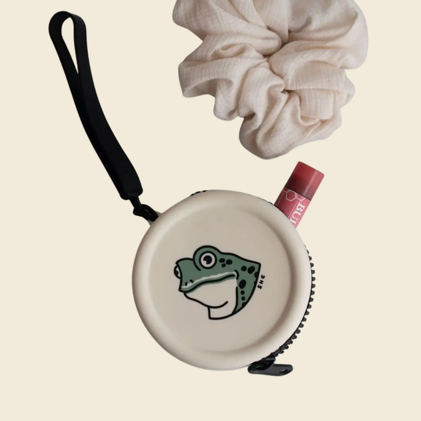 Froggy Zipper Silicone Coin Pouch