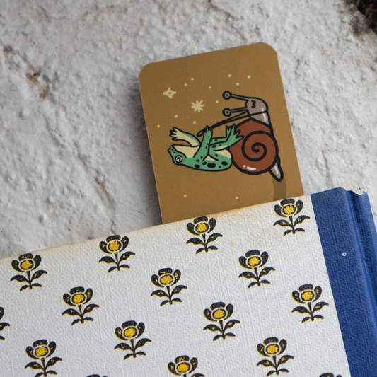 Bookmark Snail and Frog