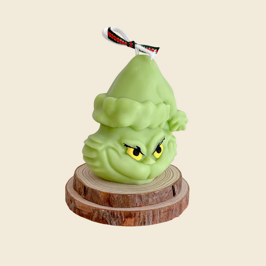 Christmas Grinch Candle