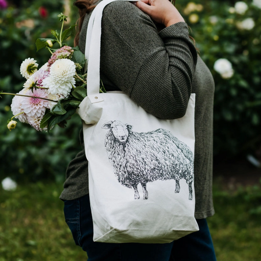 "Sheep" Shopping Tote