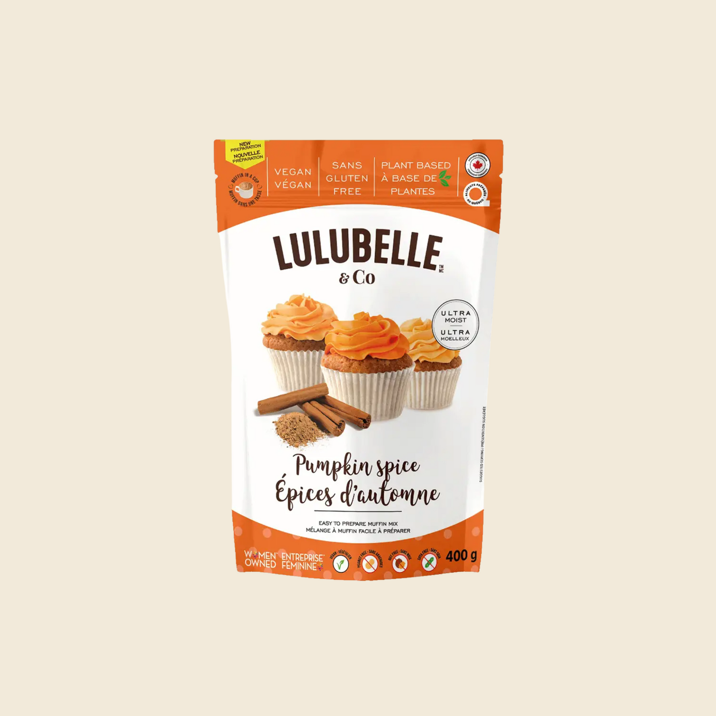 Gluten-Free Pumpkin Spice Cupcake Mix