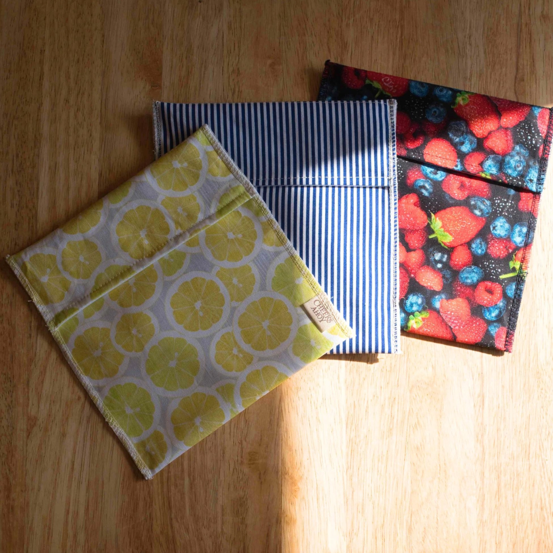 Reusable Snack & Sandwich Bag (Striped)