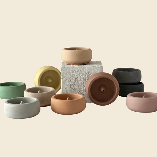 Handmade Concrete Incense Holder