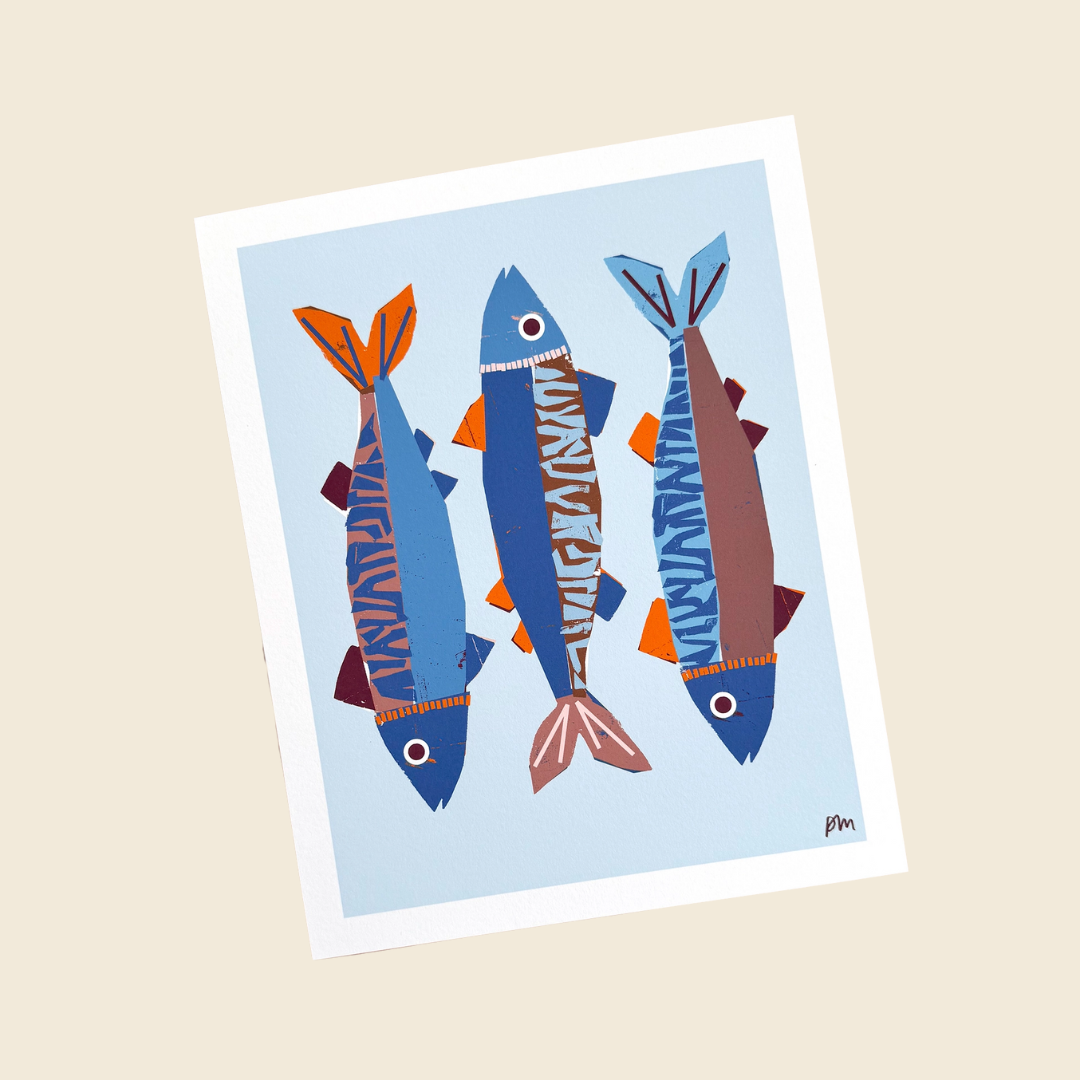 Mackeral Art Print (8x10)