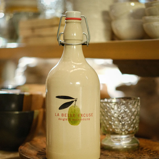 Extra Virgin Green Olive Oil in Ceramic Cruet