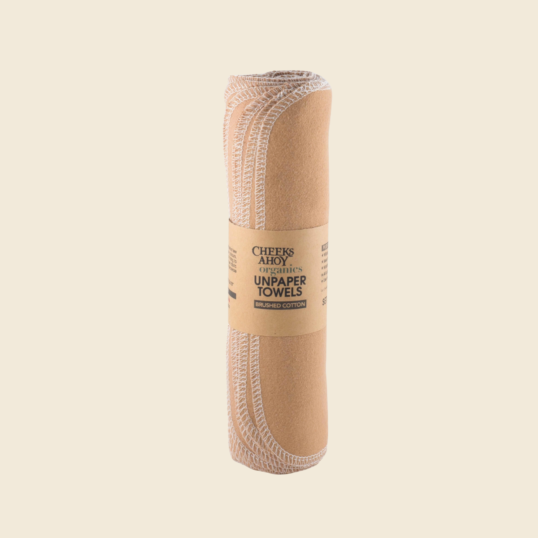 Organic Brushed Cotton Paper Towels (6 Pack)