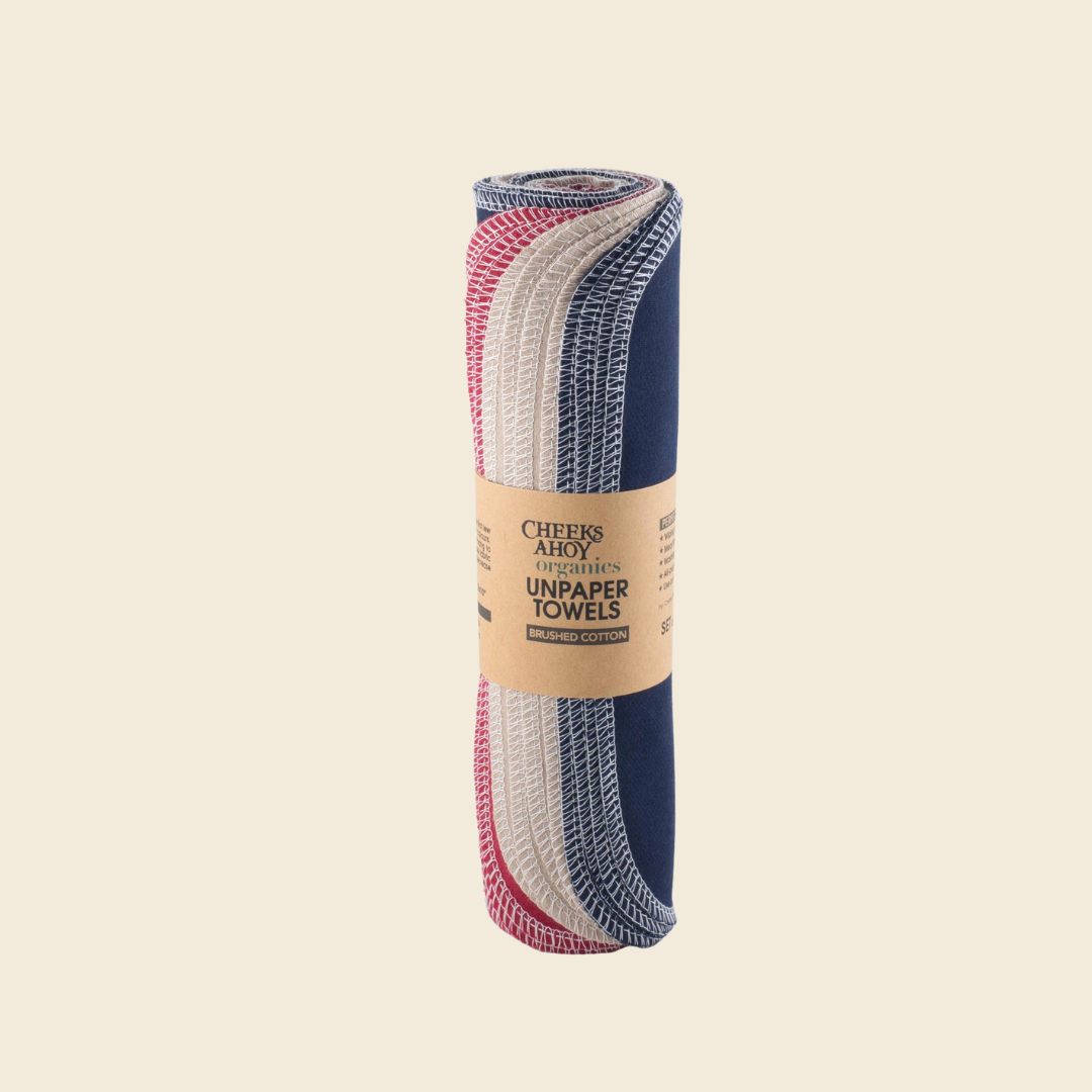 Organic Brushed Cotton Paper Towels (6 Pack)