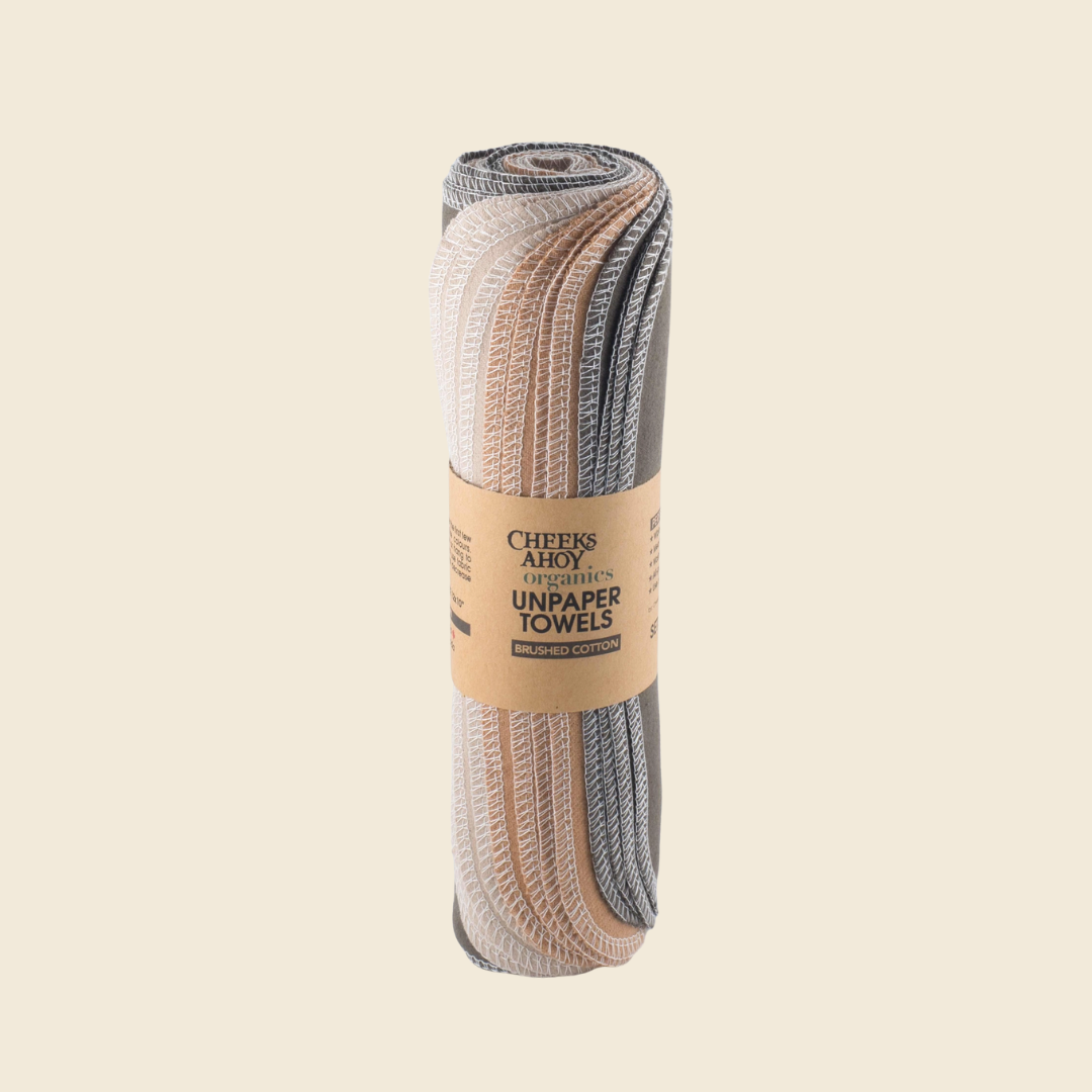 Organic Brushed Cotton Paper Towels (6 Pack)