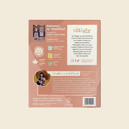 "Autumn in Montreal" 1000-Piece Puzzle