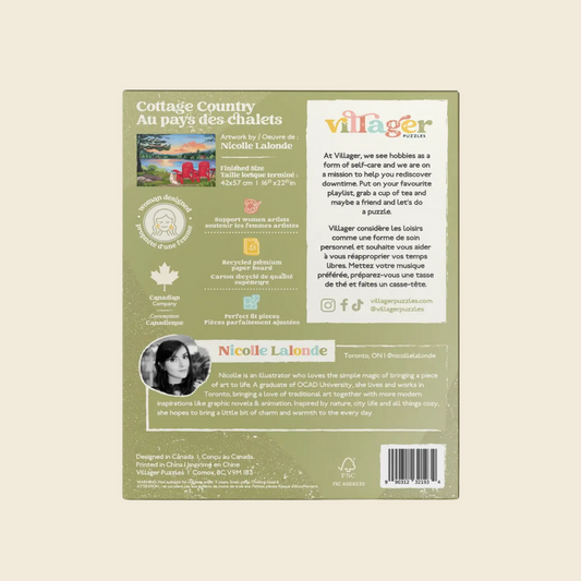 "Cottage Country" 500-Piece Puzzle