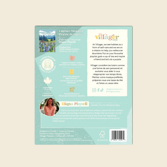 "Lupines Meadow" 1000-Piece Puzzle