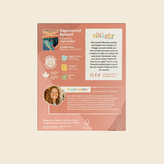 "Vancouver Sunset" 1000-Piece Puzzle