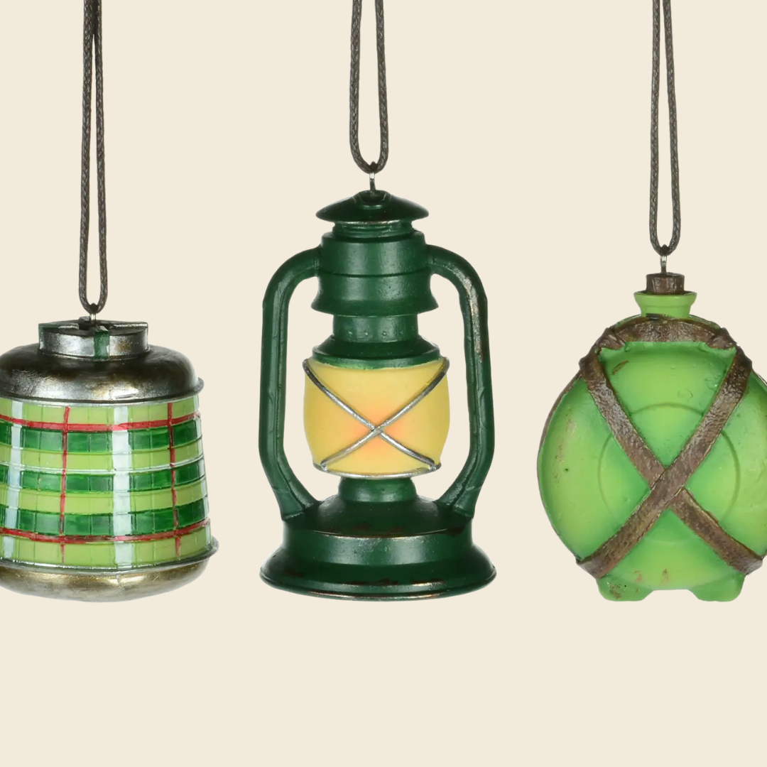 Camping Ornament Set