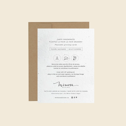 "Cheers" Plantable Greeting Card