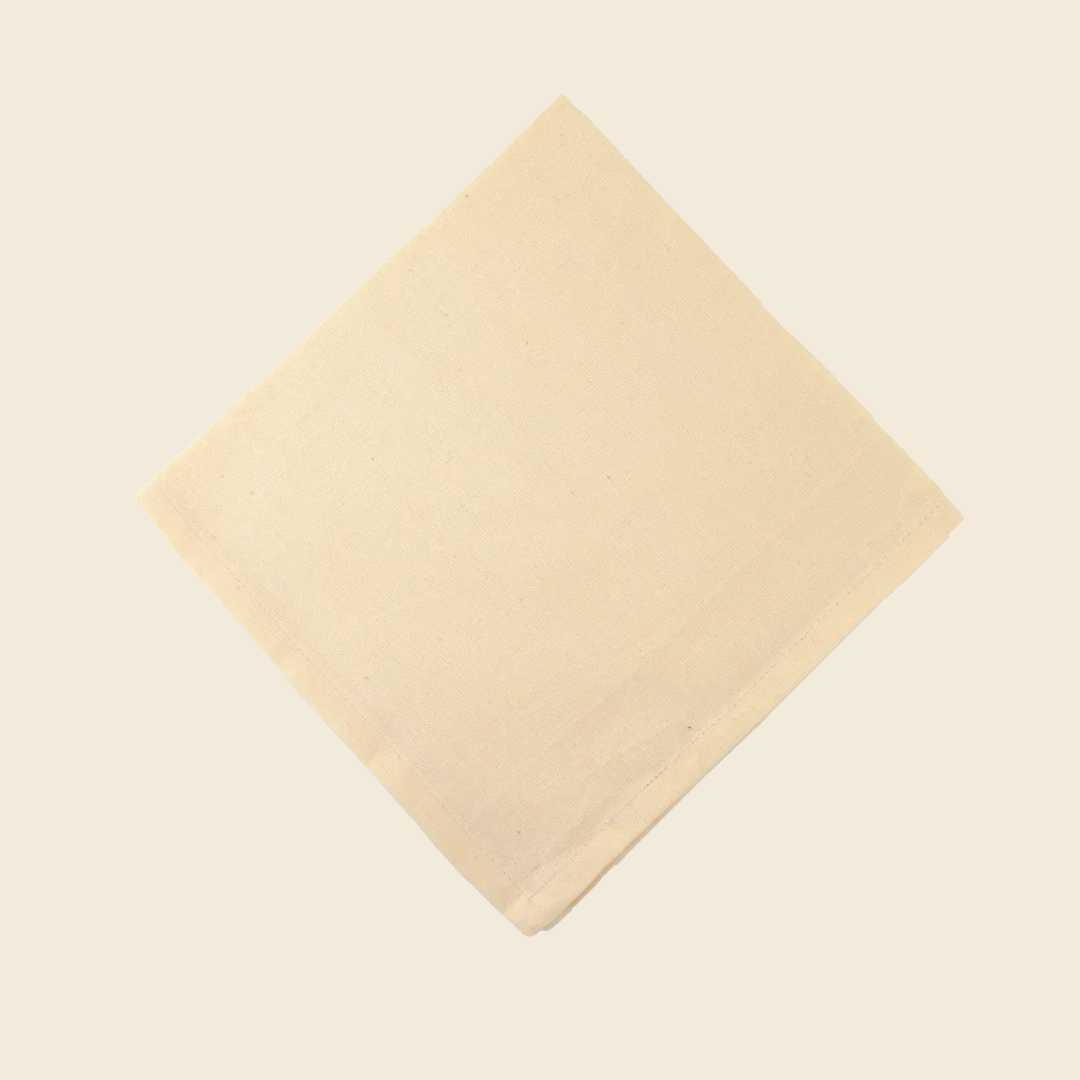 Butter Cream Cotton Napkins