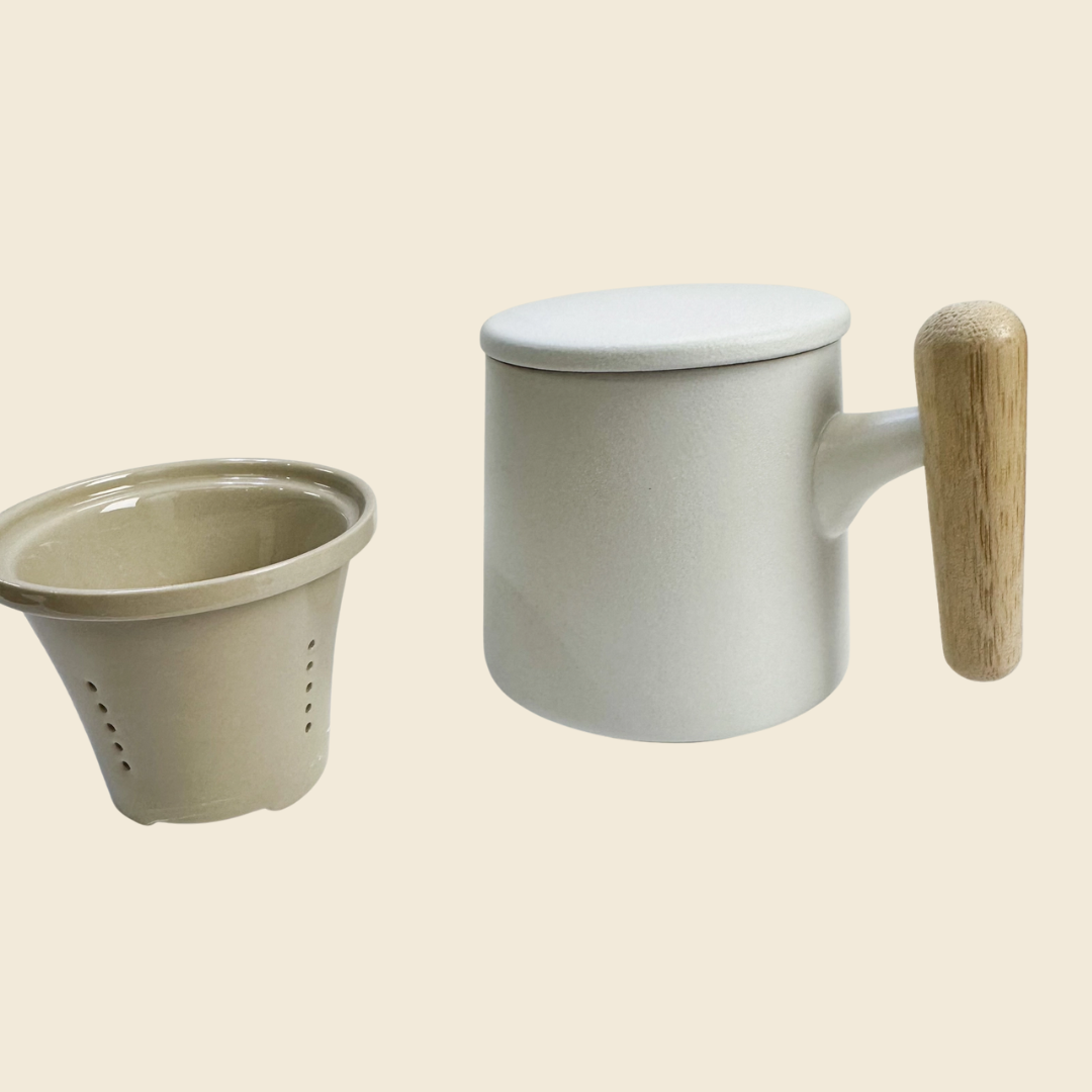 Japanese Style Ceramic Mugs with Infuser