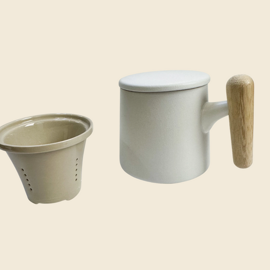 Japanese Style Ceramic Mugs with Infuser