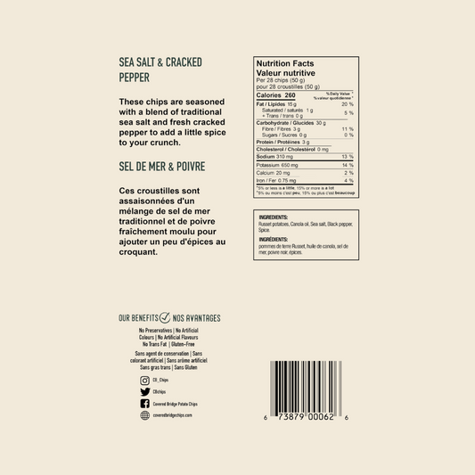 Sea Salt & Pepper Chips