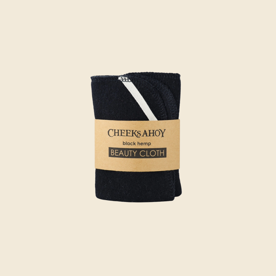 Black Hemp Beauty Cloth (1 pack)