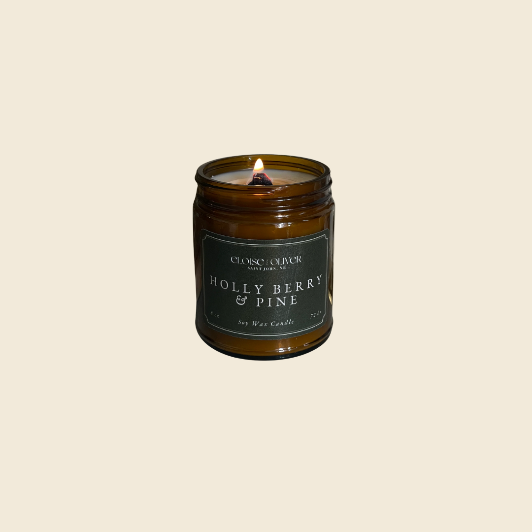 Holly Berry & Pine Candle
