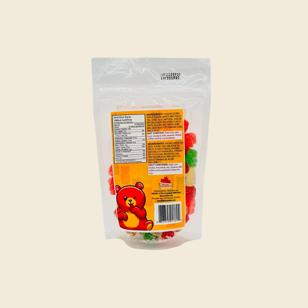 Sour Grizzly Gummy Bears