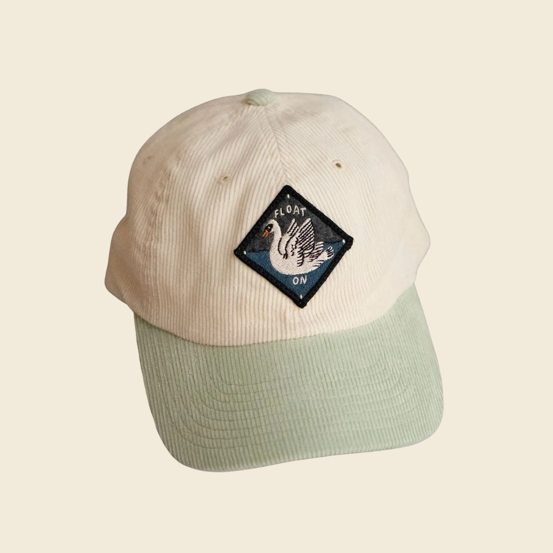 "Float On" Patched Corduroy Dad Hat