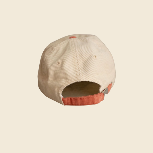 "Flower Ball" Patched Corduroy Dad Hat