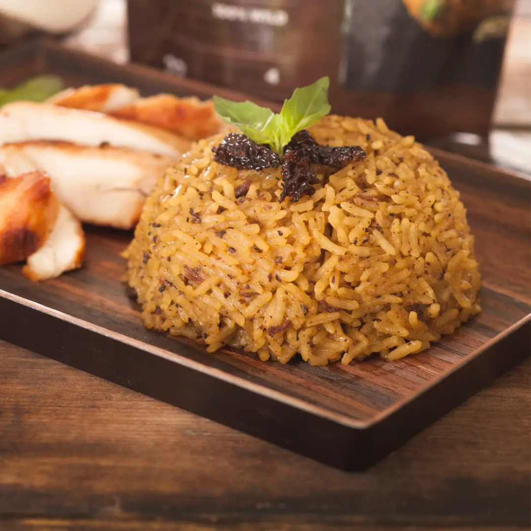 Mushroom Coconut Rice