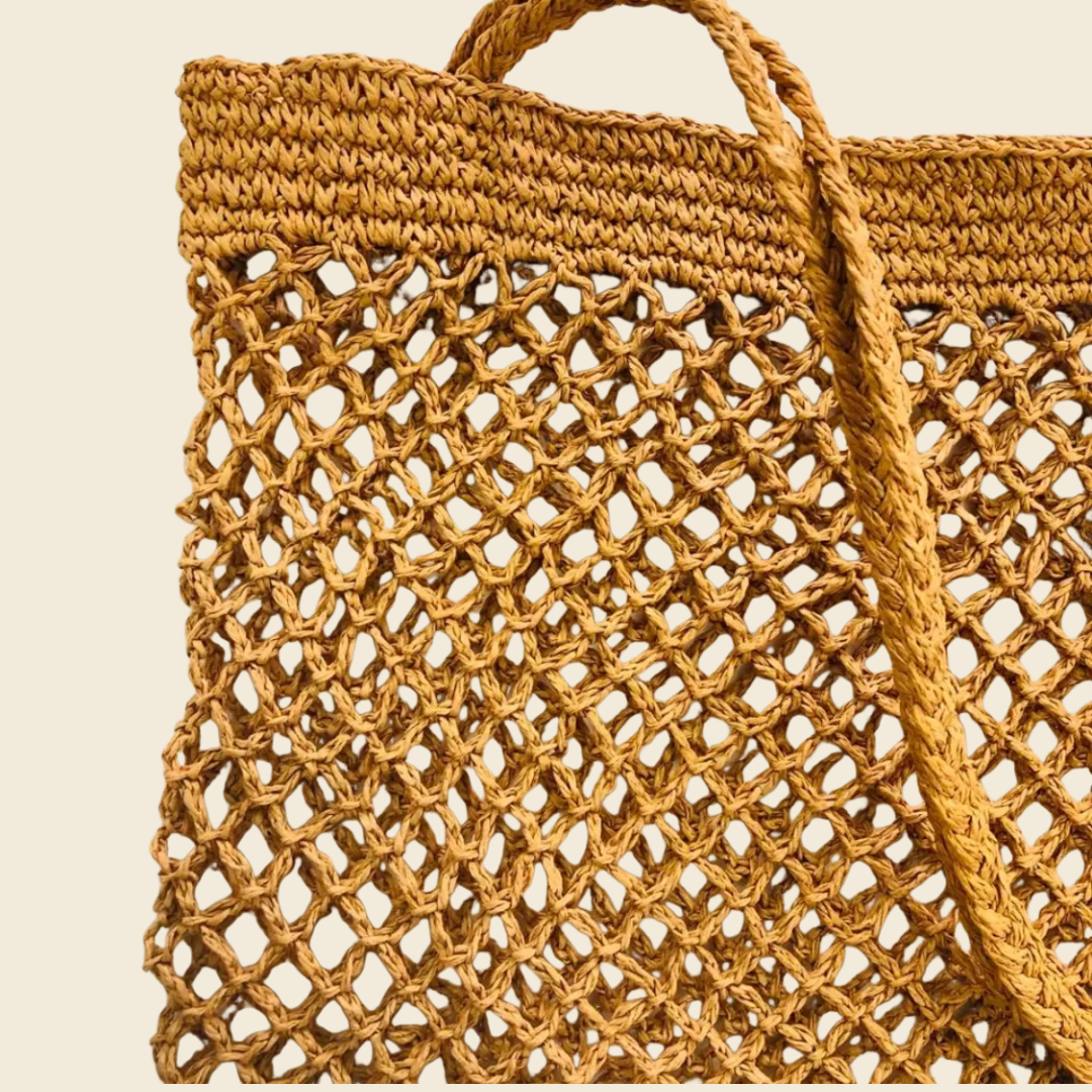 Handmade Biodegradable Raffia Bag