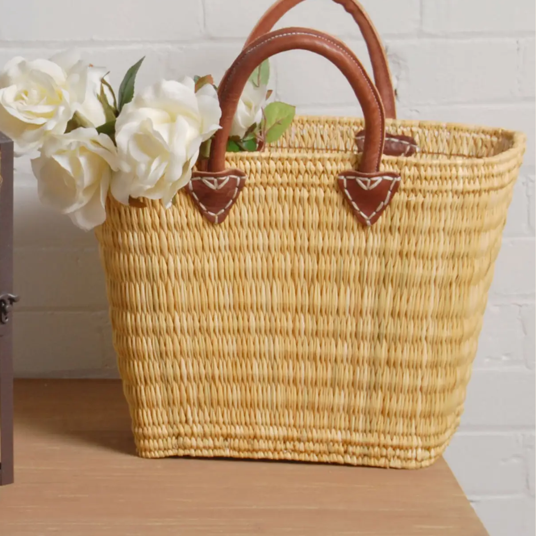 Straw Handheld Market Bag