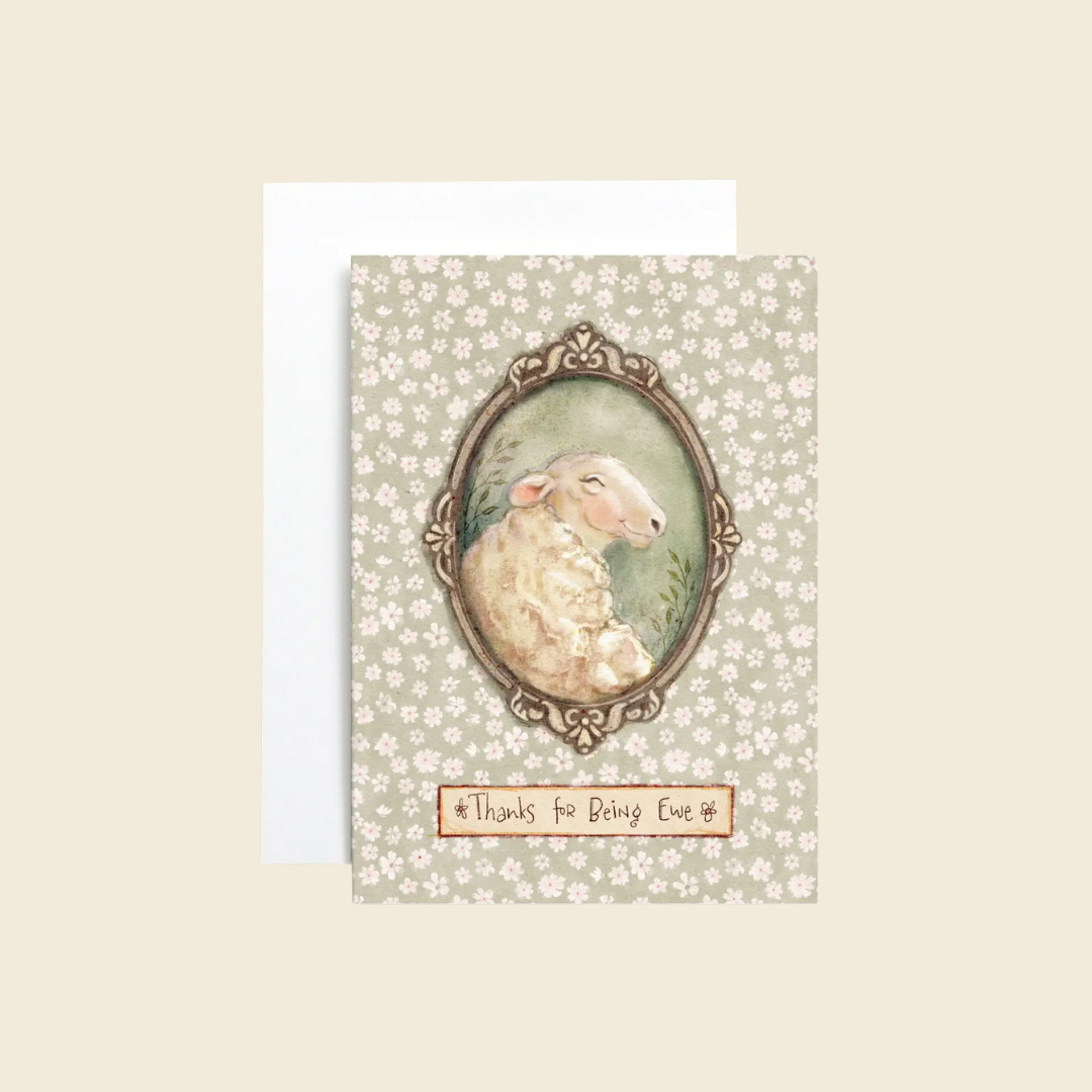 Thanks For Being Ewe Card