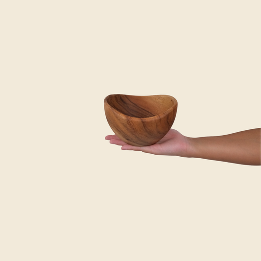 Small Acacia Salad Bowl