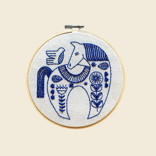 Hygge Horse Complete Embroidery Kit