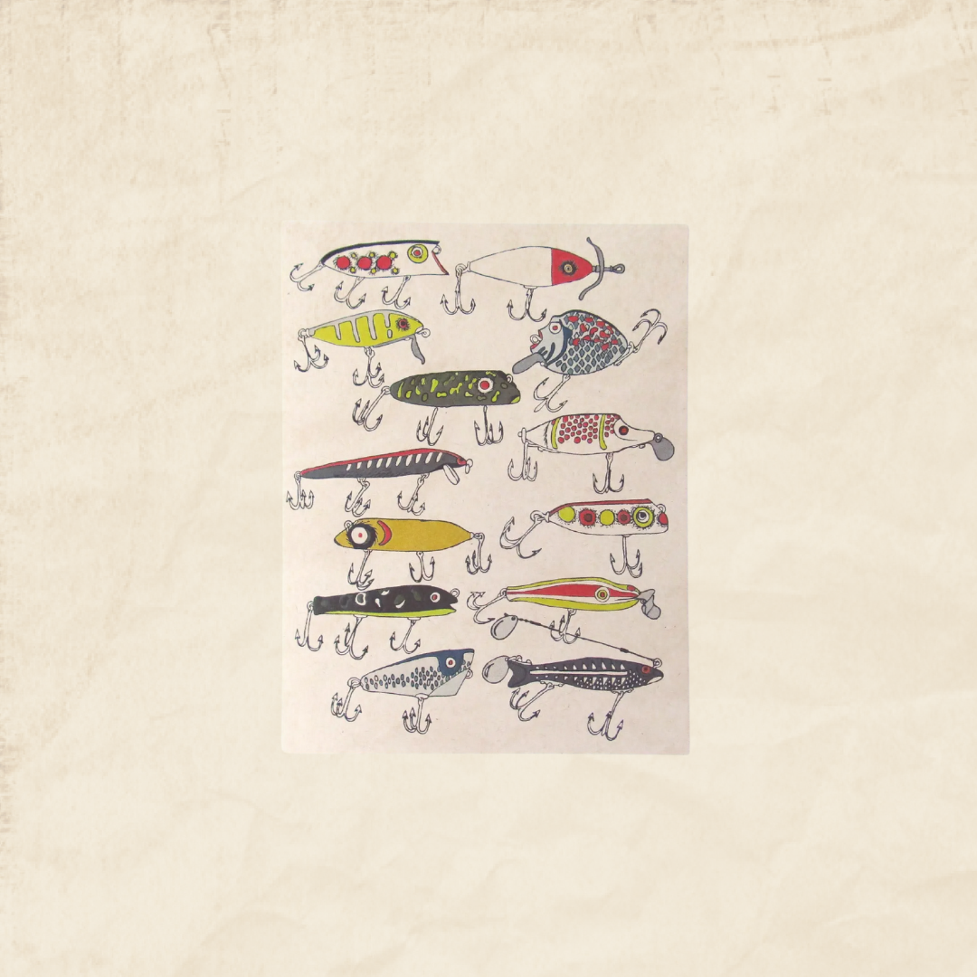 Fishing Lure Card