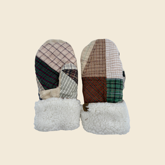 Handmade Quilt Mittens