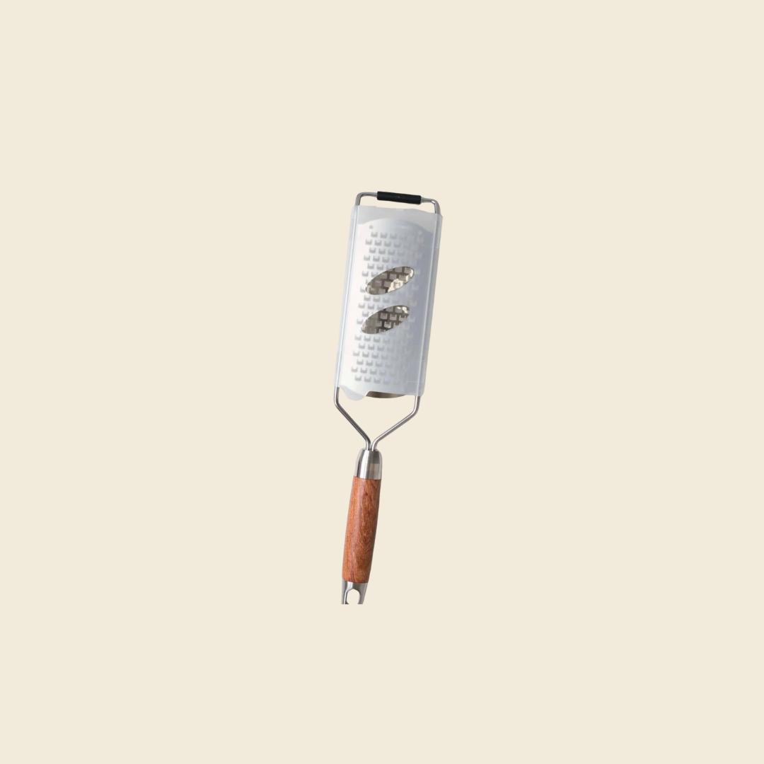 Cheese Grater with Walnut Wood Handle