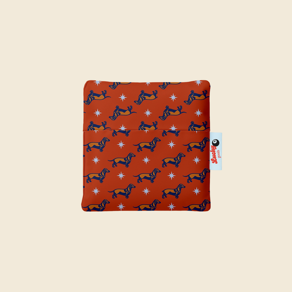 Weenie Starburst Pattern Foldable Nylon Tote