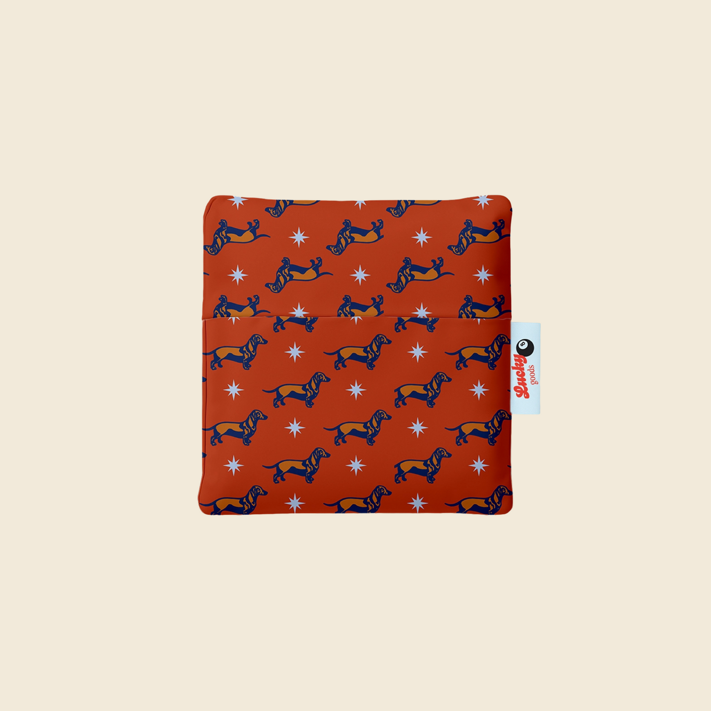 Weenie Starburst Pattern Foldable Nylon Tote