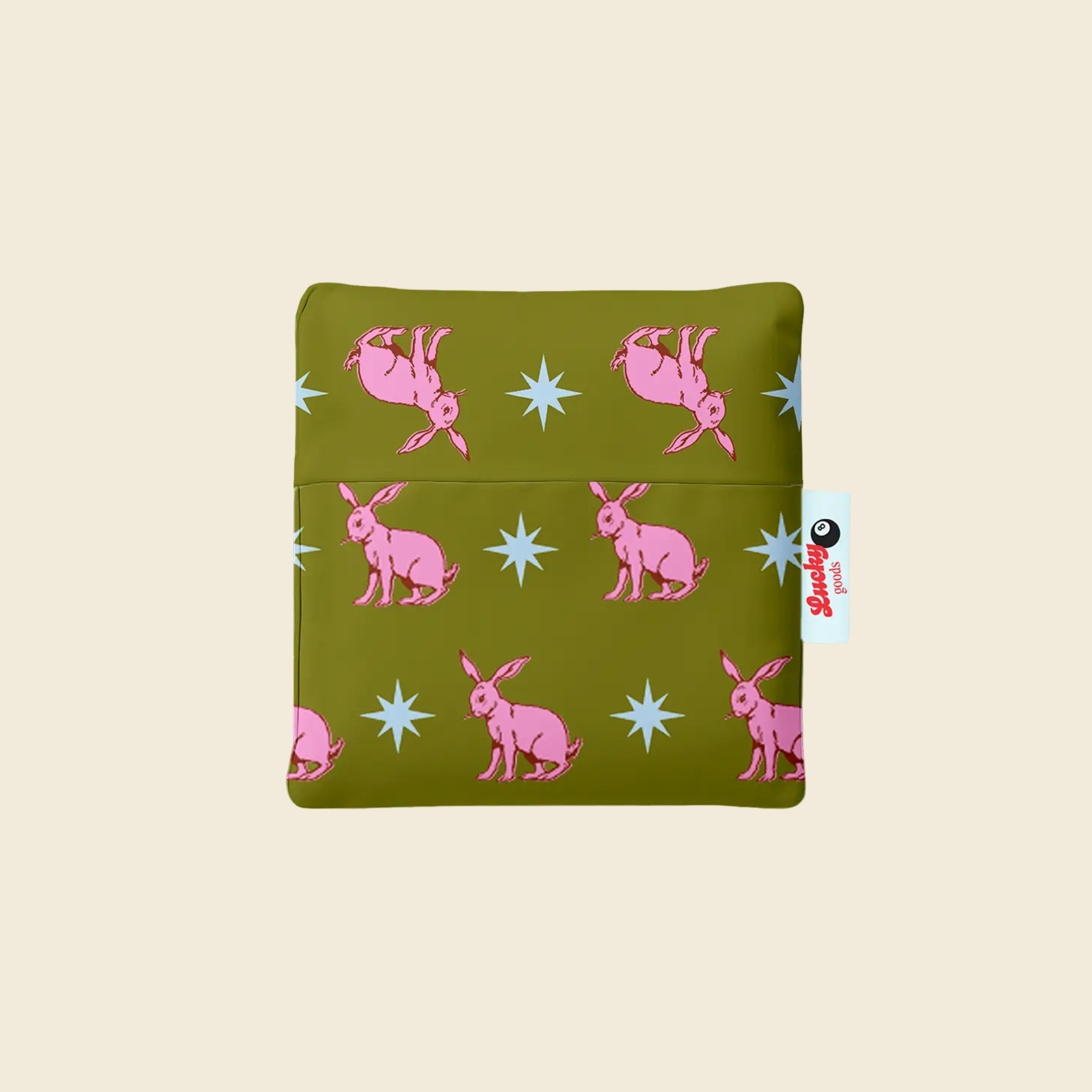 "Lucky Rabbit" Pattern Foldable Nylon Tote