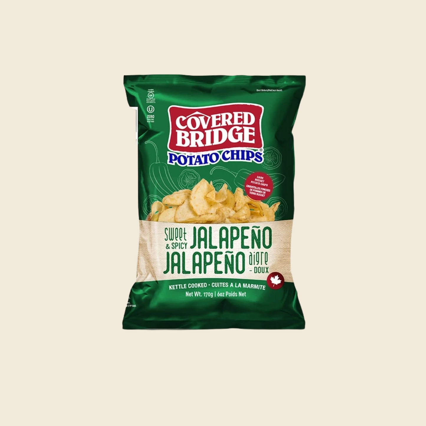 Covered Bridge Sweet & Spicy Jalapeno Kettle Chips