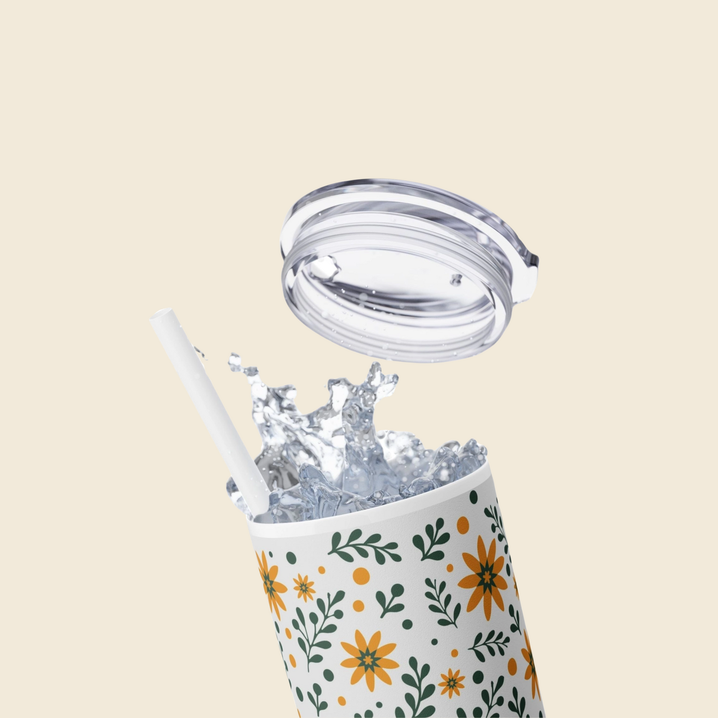 Floral Design Tumbler - 4 Designs