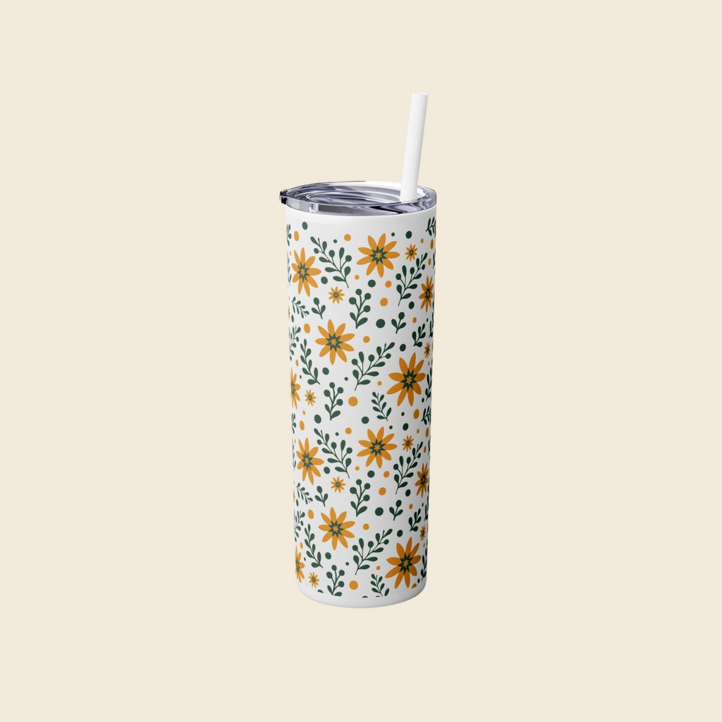 Floral Design Tumbler - 4 Designs