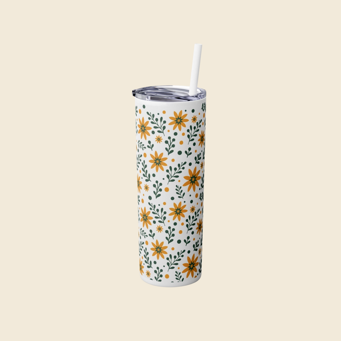 Floral Design Tumbler - 4 Designs