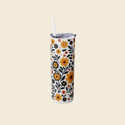 Floral Design Tumbler - 4 Designs