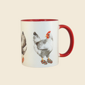 Hens in Slippers Mug